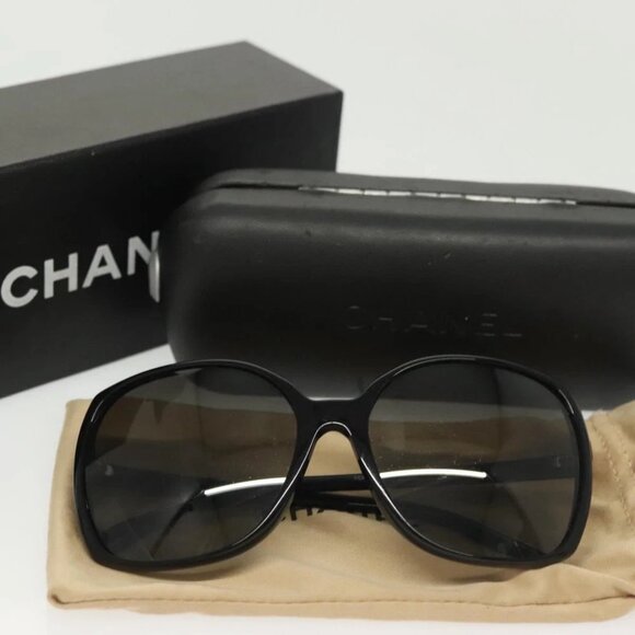 CHANEL Sunglasses Plastic Pink CC Auth am9011 - Picture 8 of 11